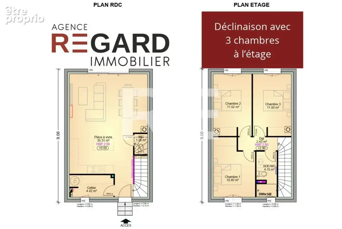 Maison de ville neuve re2020 – beauvoisin – dès 236 000 € - photo 7
