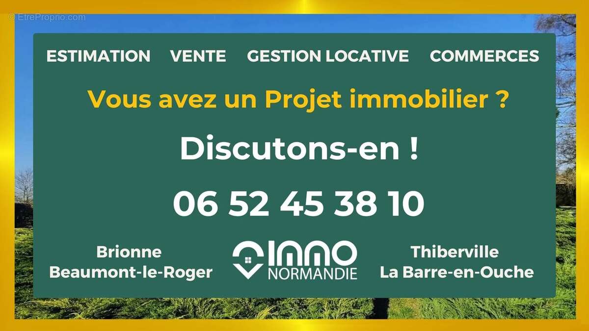 Maison à LA BARRE-EN-OUCHE