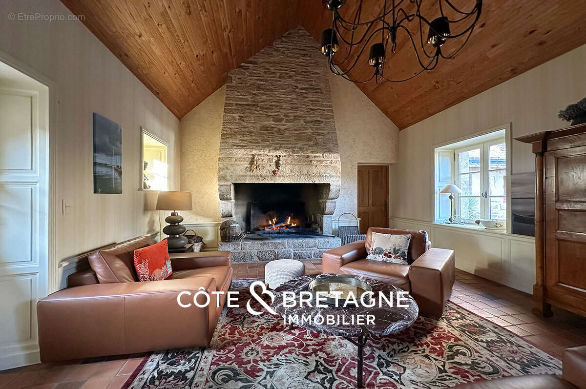 Demeure  de charme avec piscine a guidel dans le morbihan   ref : 2025116 - photo 7