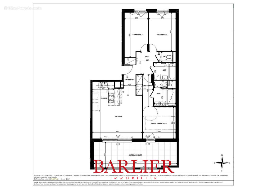 Strasbourg, Quartier Gare   Appartement neuf 81,89 m2 avec jardin d'hiver de 22 m2   Livraison mars 2027 - photo 2