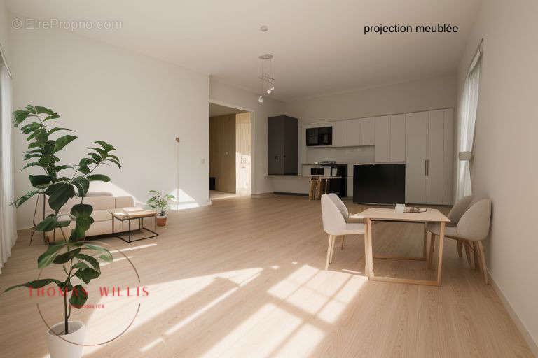 Appartement T3 56 M2 Villeurbanne Dernier Etage Avec Terrasse - photo 3