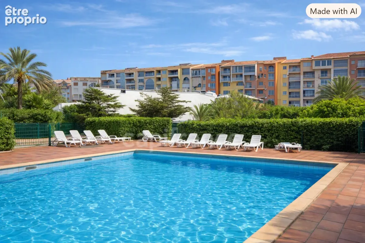  **Le Cap d’Agde comme on l’aime !**  Un appartement entièrement rénové, climatisé, avec piscine et parking, à proximité de la m - photo 6