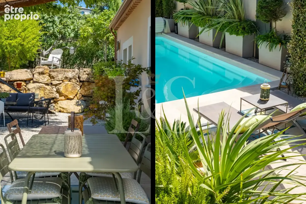 Villa de plain pied avec piscine et adorable jardin sur les hauteurs de Bedoin - photo 4