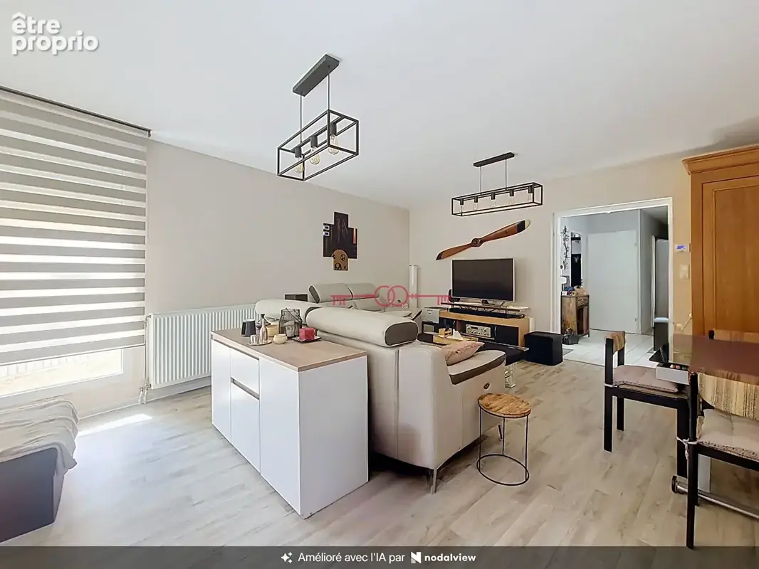 Appartement Reims 4 pièce(s) 85 m2 - loggia et garage fermé - photo 2
