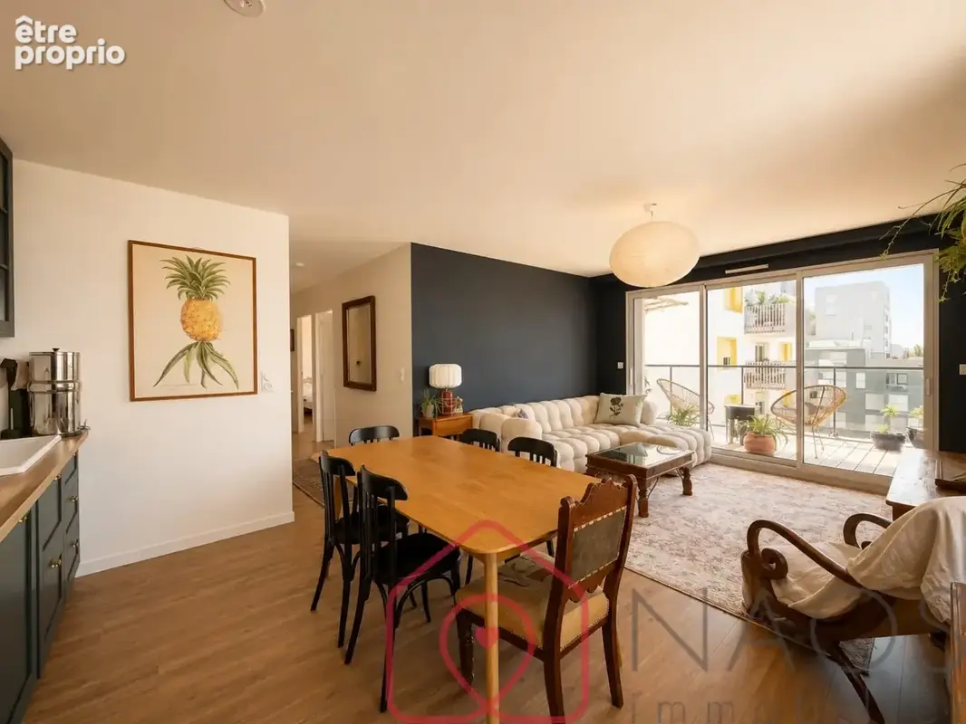Rennes Baud-Chardonnet  T3 2024  Terrasse 14 m²  5e étage - photo 2