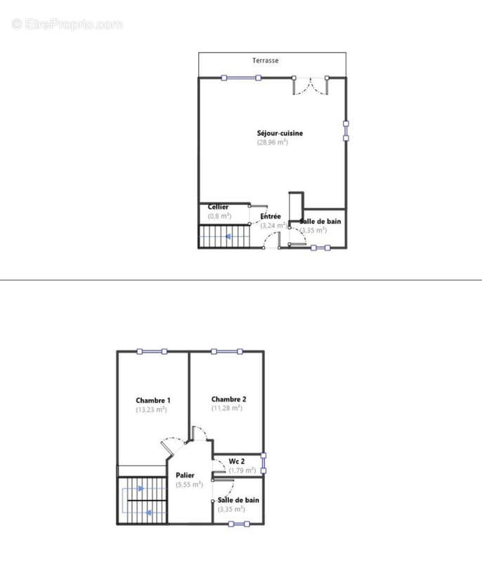 Duplex T3 avec jardin privatif - 2 parkings - Proche des plages   259 000 € - photo 14