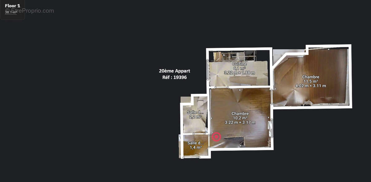 Appartement à PARIS-20E