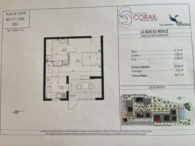 Le moule dans residence standing de 85 appartements beau t1 - logement neuf - residence avec piscine - photo 4