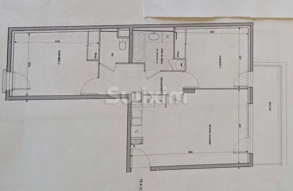 Appartement à VILLEURBANNE