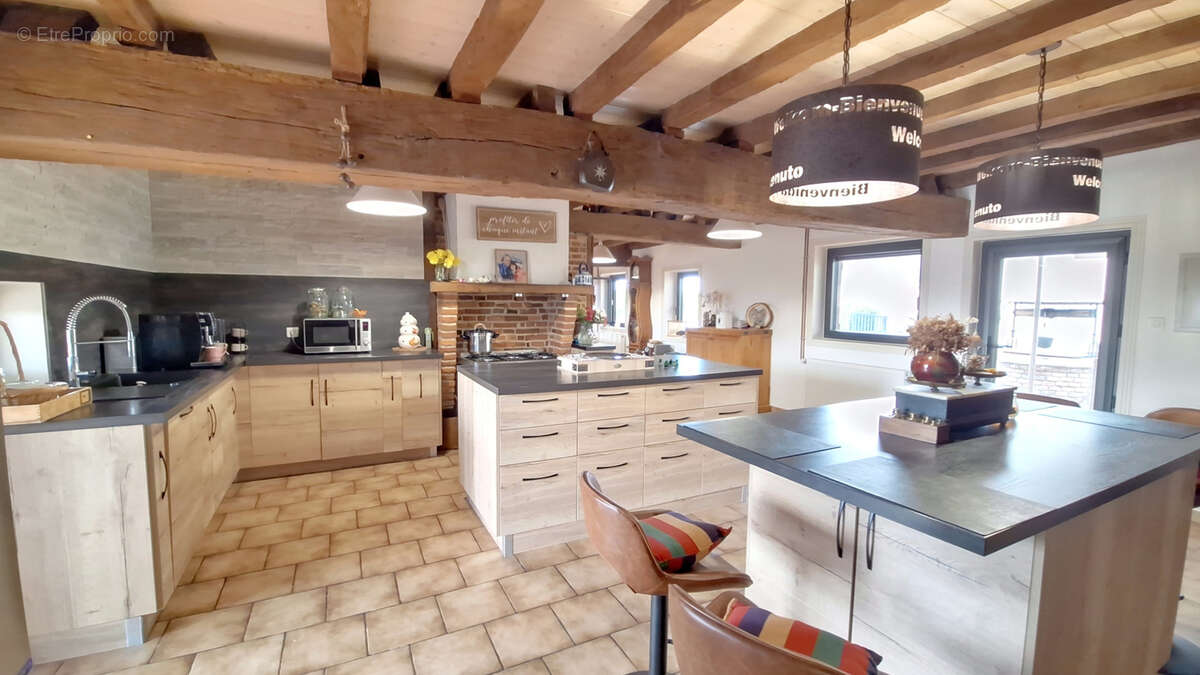 Authentique ferme bressane à colombages rénovée avec 2 logements et 1 hectare de terrain - photo 5