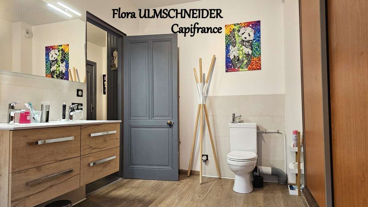 Authenticité et espace : grande maison mitoyenne en pierre avec 5 chambres à vendre à CHINDRIEUX avec garage et terrain proche d - photo 15