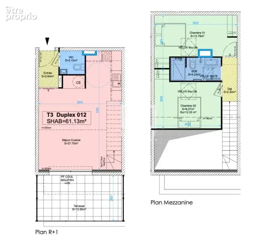 Boulouris - duplex avec 2 chambres et terrasse - photo 4