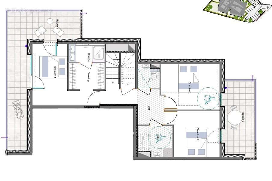 Appartement à DOUVAINE