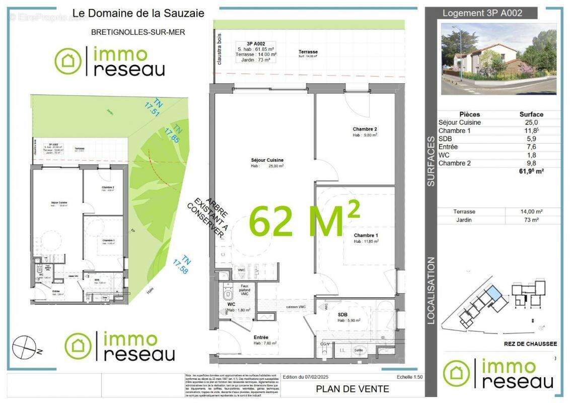 Appartement à BRETIGNOLLES-SUR-MER