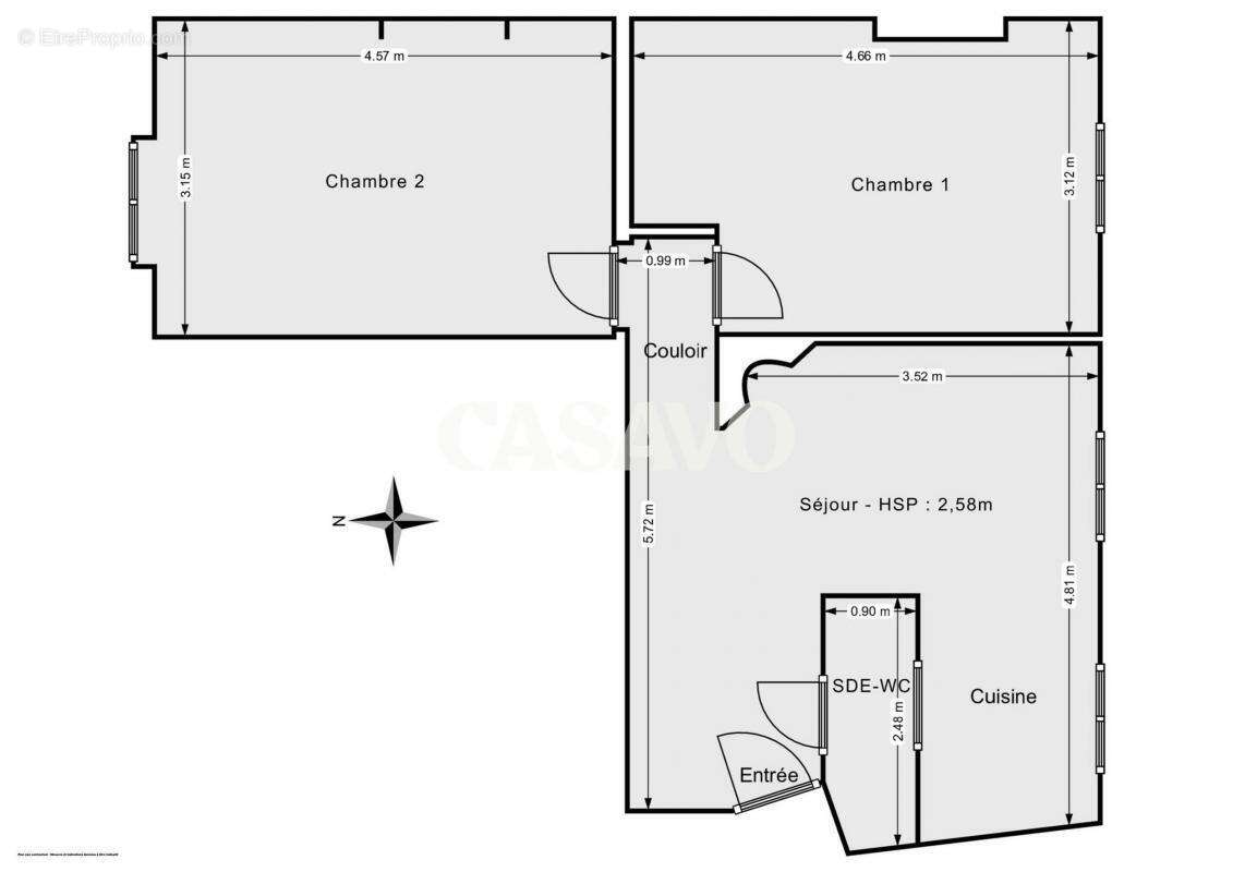 Appartement à PARIS-18E