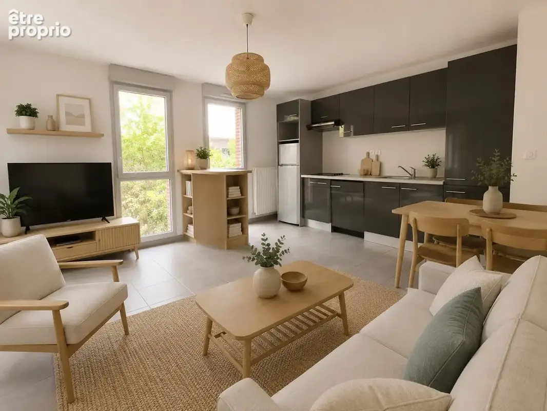 Appartement 3 pièces 61 m² à vendre à Castanet-Tolosan (31320) - photo 2