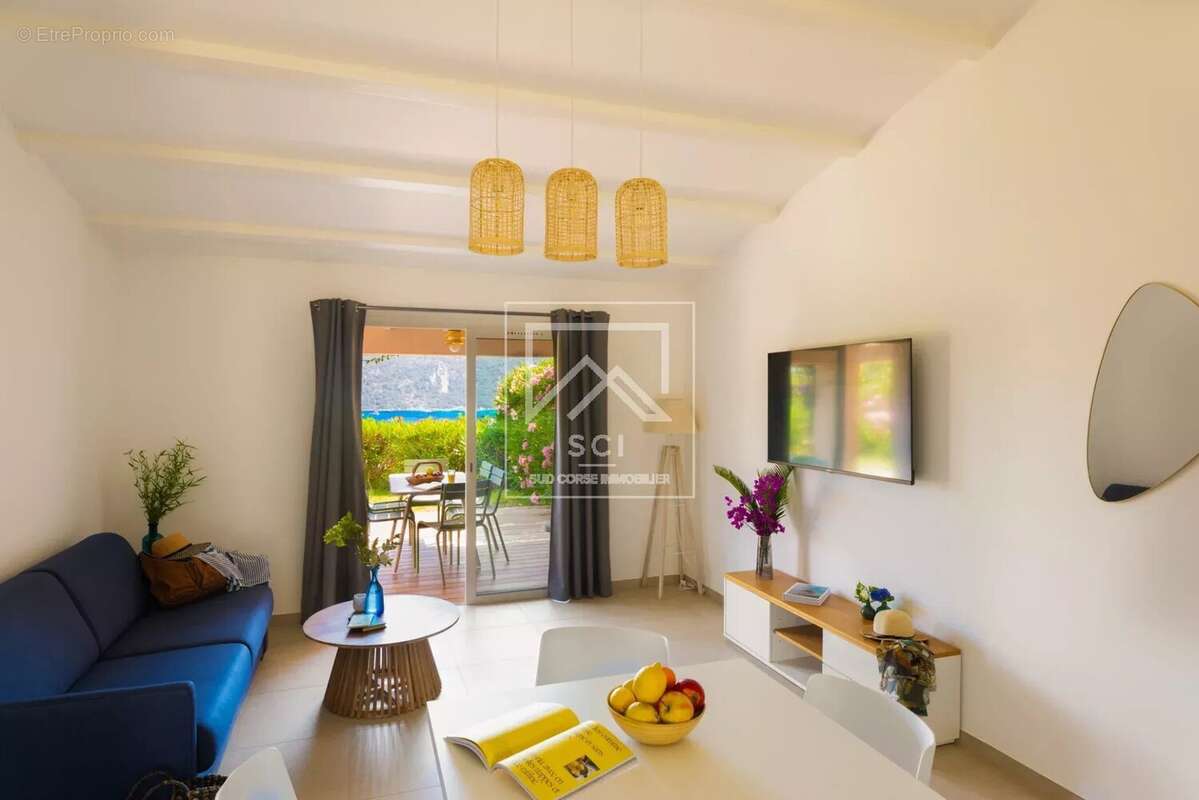 Villa 2 chambres, vue mer, plage à pied, Santa Giulia - photo 4