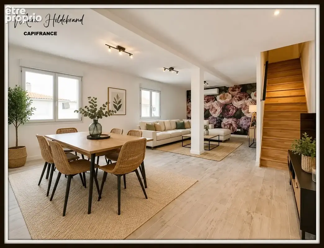 Maison 115m² entièrement rénovée avec cour & parking – au cœur de lamagistère - photo 7