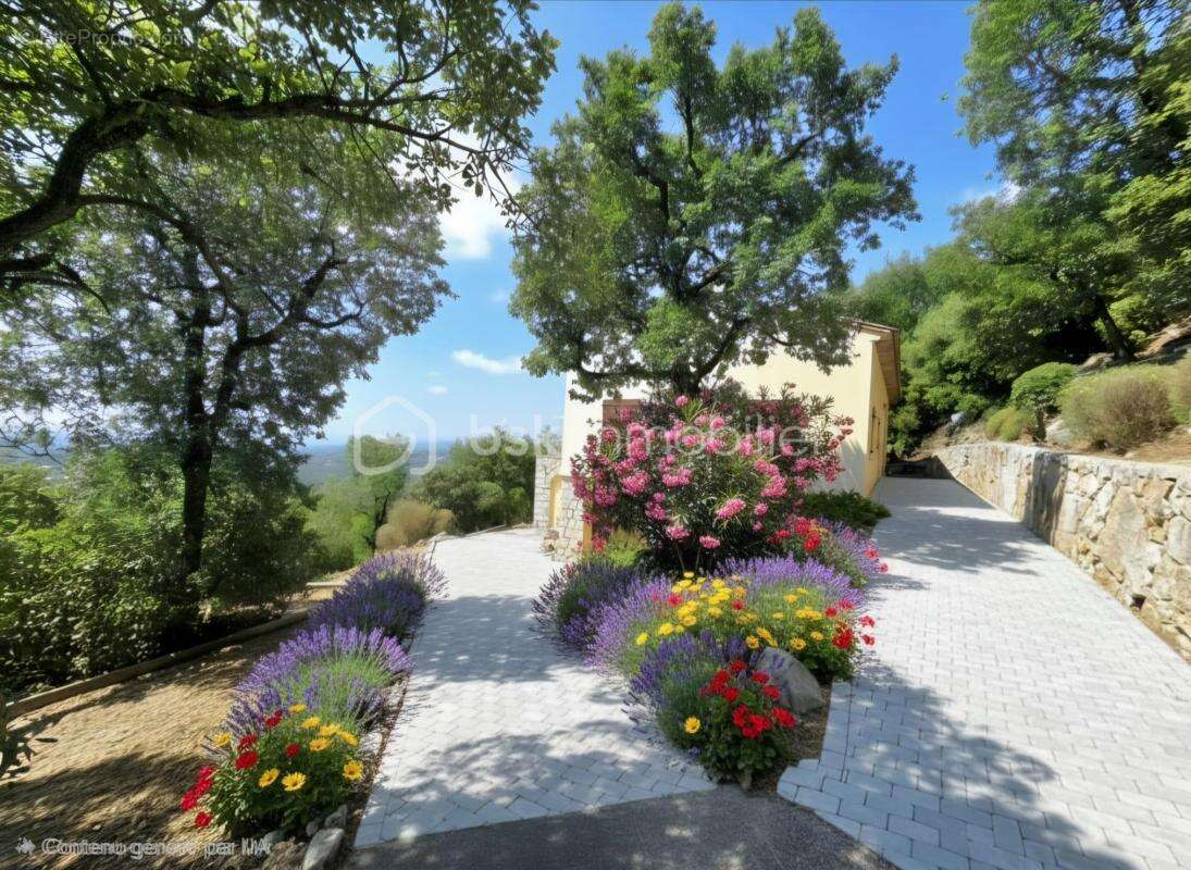 Saint-Jeannet –  propriété avec vue mer panoramique, appartement indépendant et fort potentiel de valorisation - photo 30