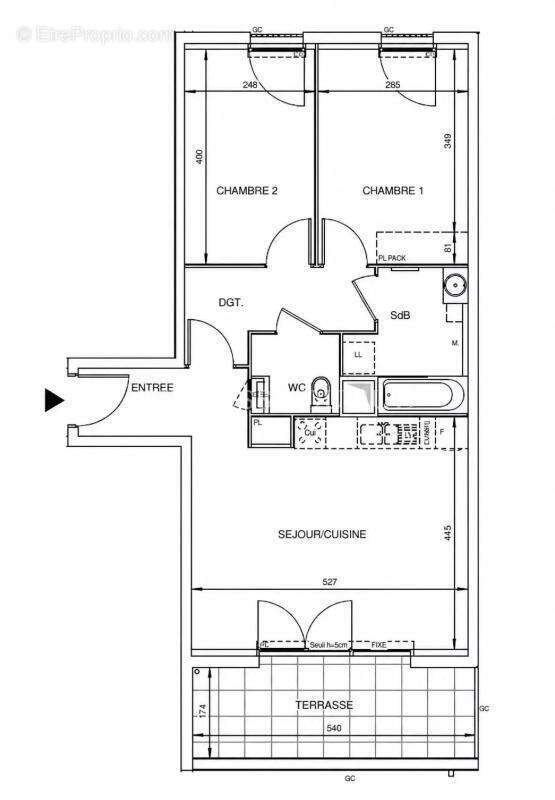 Appartement à MARSEILLE-8E