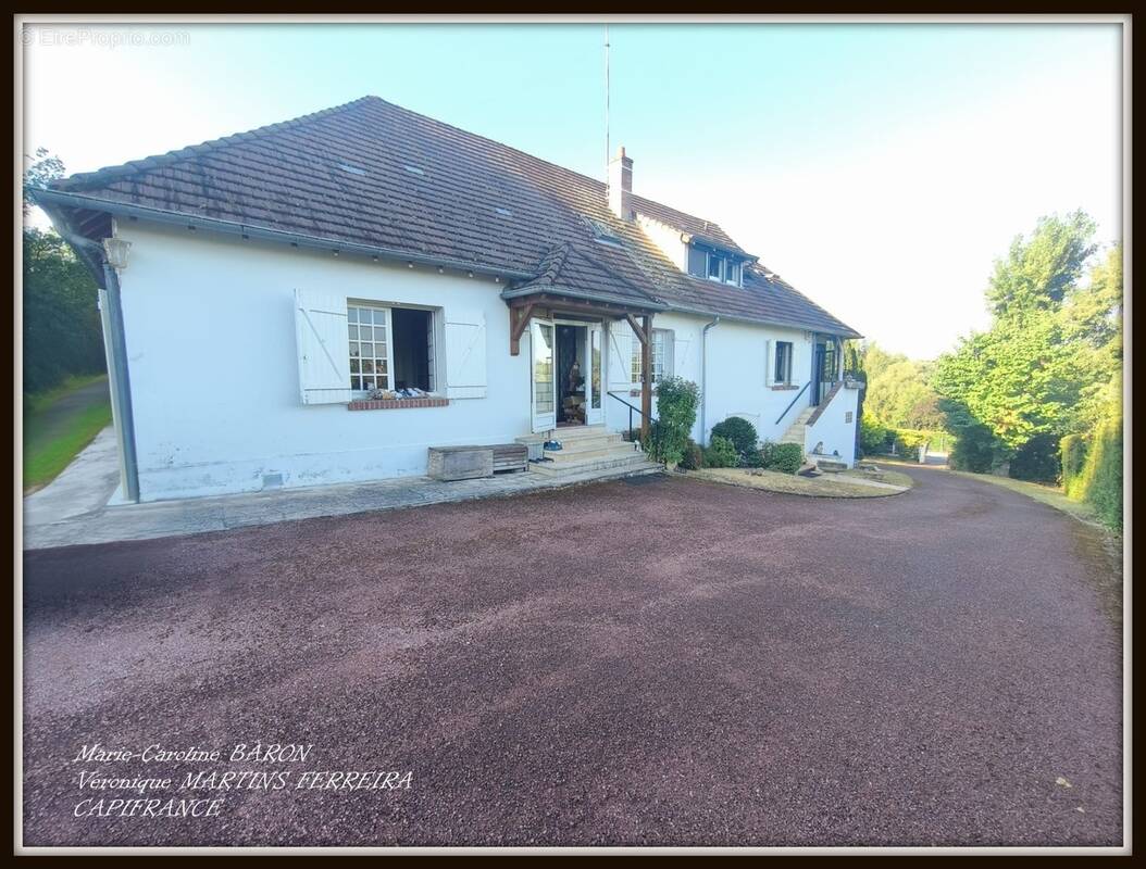 Maison sur sous-sol, 6 chambres, 3 garages, SAINT FLORENT SUR CHER (18) - photo 1