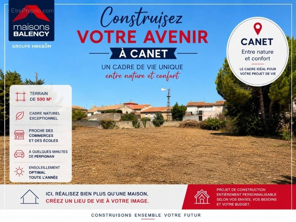 Terrain à CANET