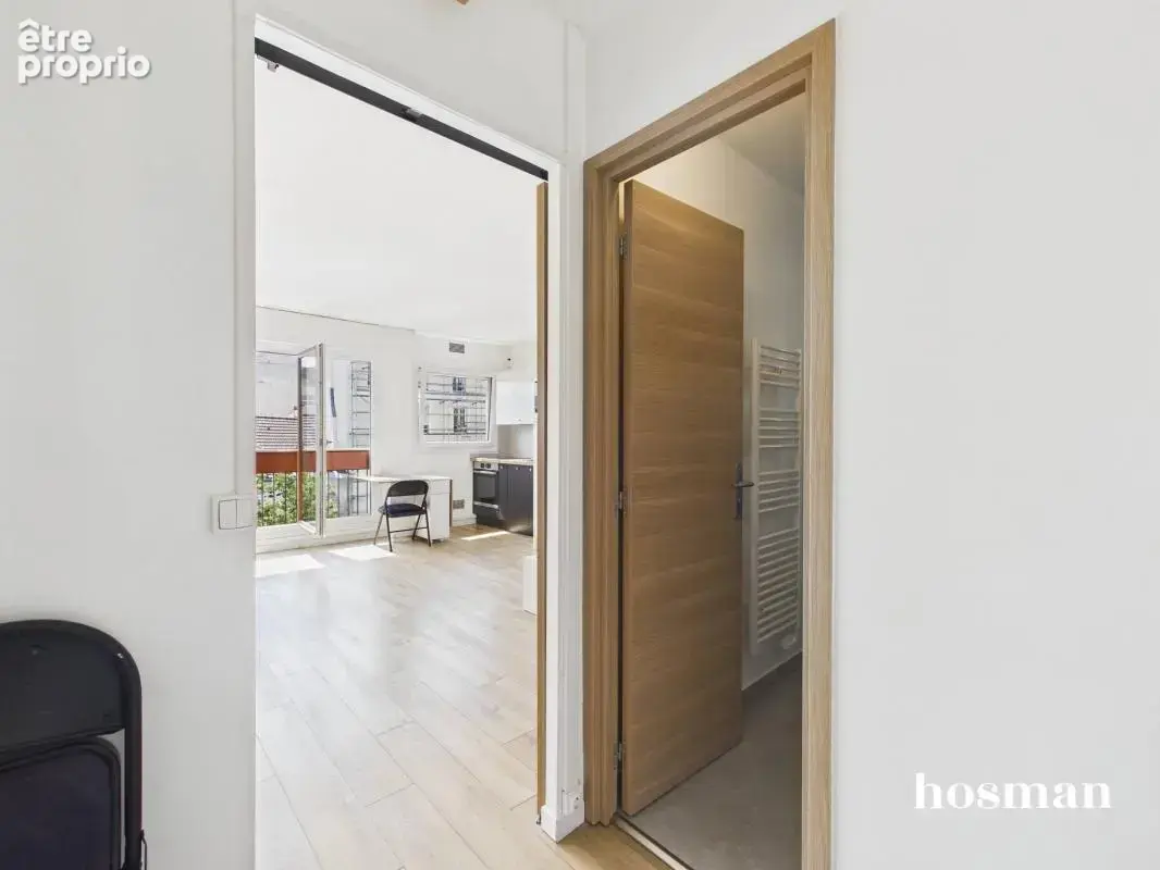 Coup de coeur - Studio de 29 m2 - Lumineux avec une vue dégagée - Rue Saint-Maur - Paris - photo 11