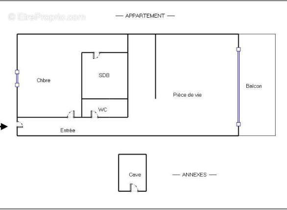 Nimes saint cesaire grand appartement de type 2 avec cave et terrasse en exclusivite - photo 9