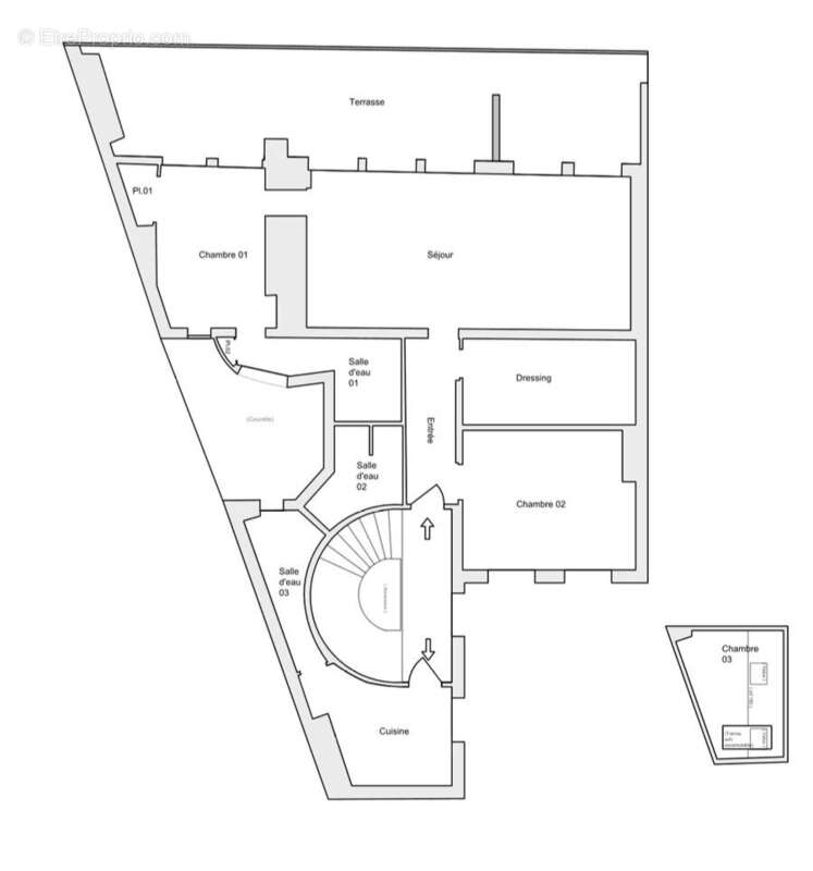 Appartement à PARIS-8E
