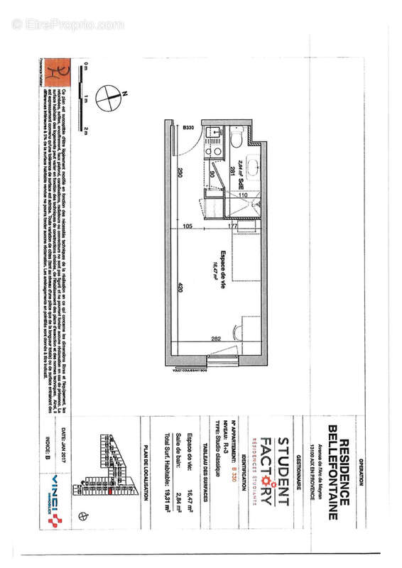 Appartement à AIX-EN-PROVENCE