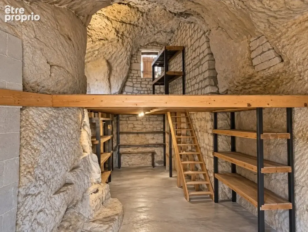 Maison à vendre 4 pièces proche THOUARS (79) MAISON à rénover partie troglodyte, cour, dépendance, terrain - photo 6