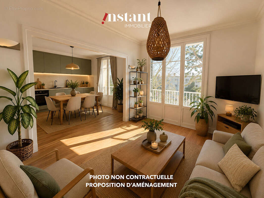 T3 avec balcon - Oullins Centre - photo 7