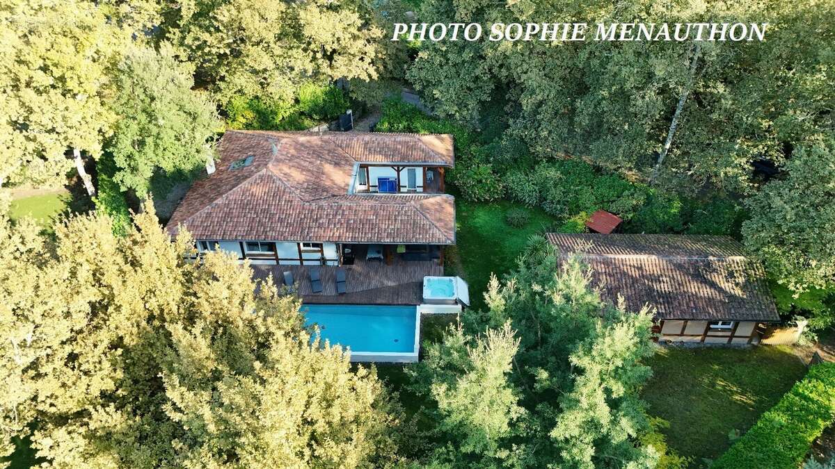 Entre Forêt Landaise et Art de Vivre  Ensemble de deux maisons sur 1638 m² de terrain boisé. - photo 23