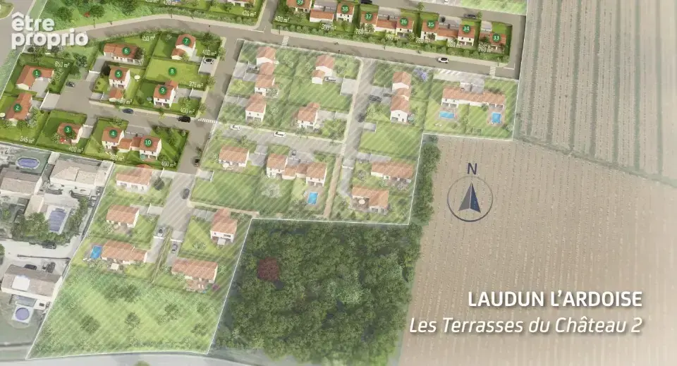 Terrain 275 m² à Laudun-L'ardoise  - photo 3