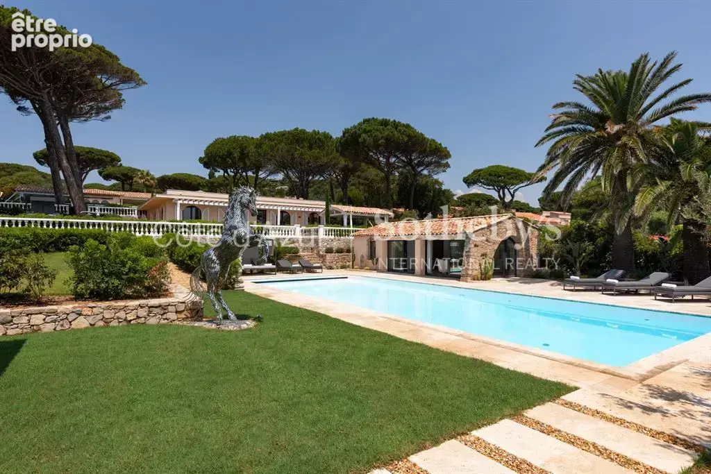 Golfe Saint-Tropez propriété vue mer 2 villas 2 piscines, confidentiel - photo 4
