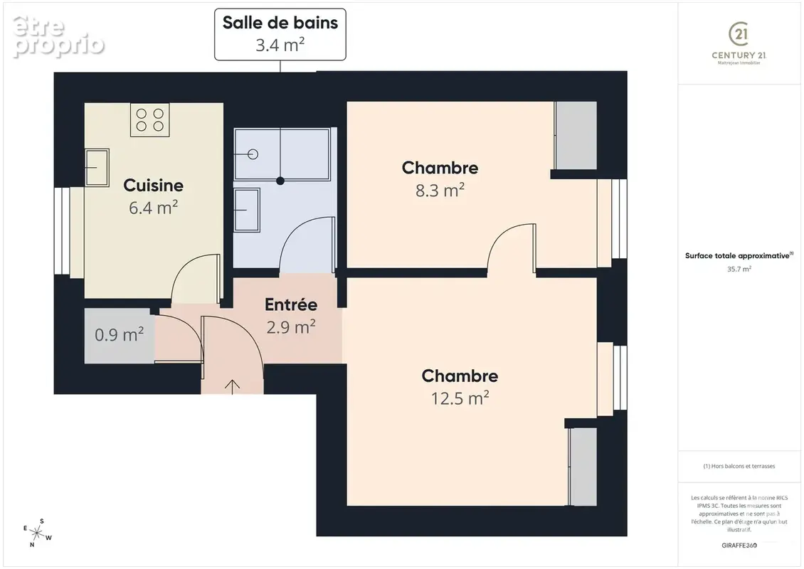 Appartement 2 pièces 35 m² à vendre à Rambouillet (78120) - photo 4