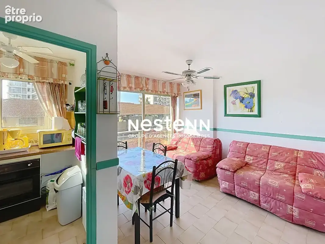 Golfe-juan - studio 27 m² avec cave - idéal 1er achat - photo 3