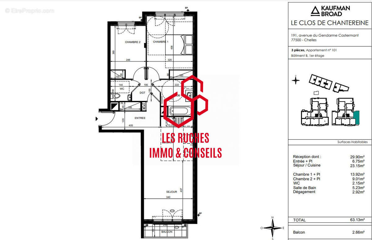 Appartement à CHELLES