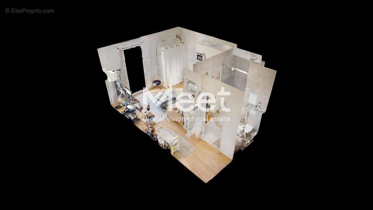 Studio - immeuble récent - balcon - vue dégagée - photo 13
