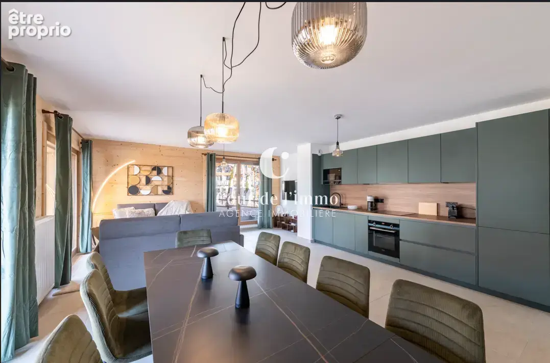 Les gets - appartement rez de jardin 4 chambres - 3 salles de bain meuble a vendre - photo 4