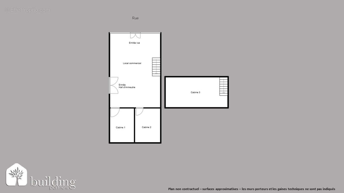 Batignolles Paris 17ème - Local commercial 101,10 m² Carrez - photo 2