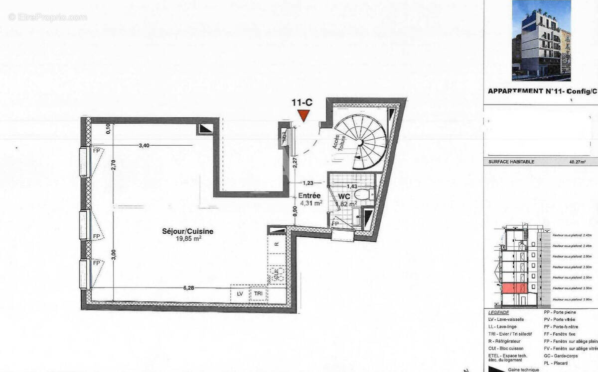 Appartement à BOULOGNE-BILLANCOURT