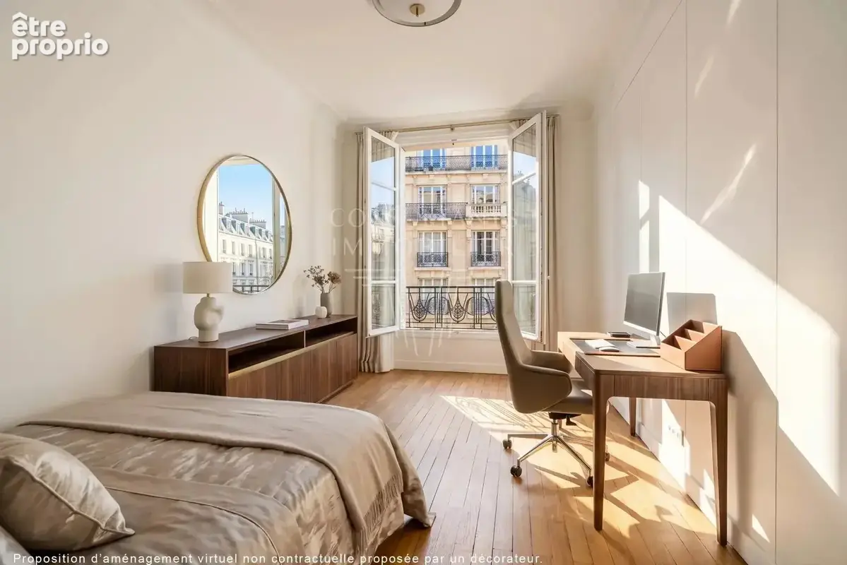 Raynouard/passy. appartement 163 m² en étage élevé - photo 4