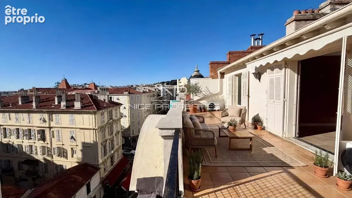 Nice, Musiciens, dernier étage, 4 pièces, terrasse 30 m2 Sud - photo 2