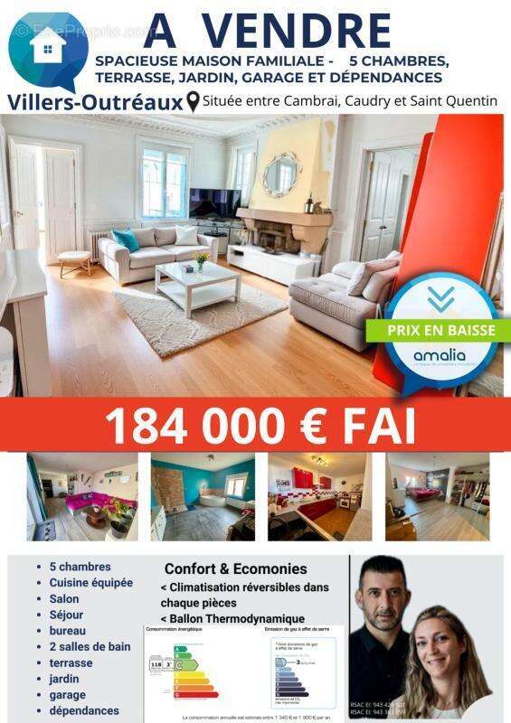 Maison à VILLERS-OUTREAUX