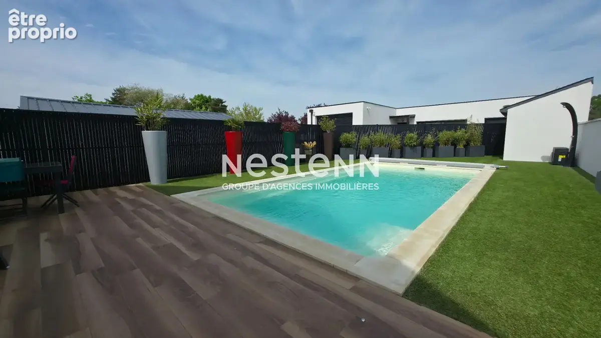 Maison d'architecture contemporaine, de charme et moderne avec piscine à Montoir De Bretagne d'environ 180 m2 - photo 19