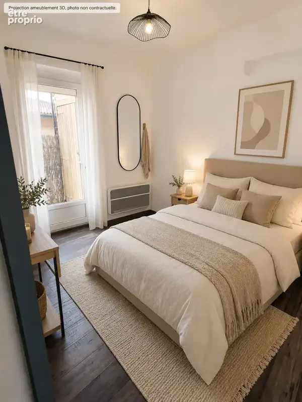 Appartement de charme avec petit balcon   Centre Bourg-de-Péage  Faibles charges - photo 3