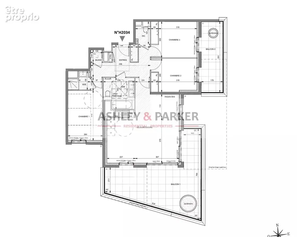 Appartement 4pieces - photo 7