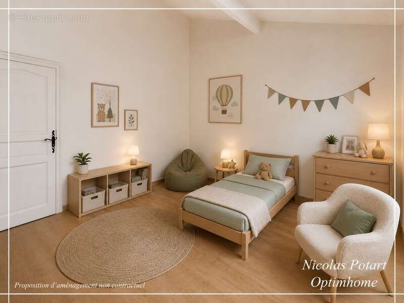 Maison 4 pièces avec cour, préau et bureau – Centre de Lacroix-Saint-Ouen - photo 12