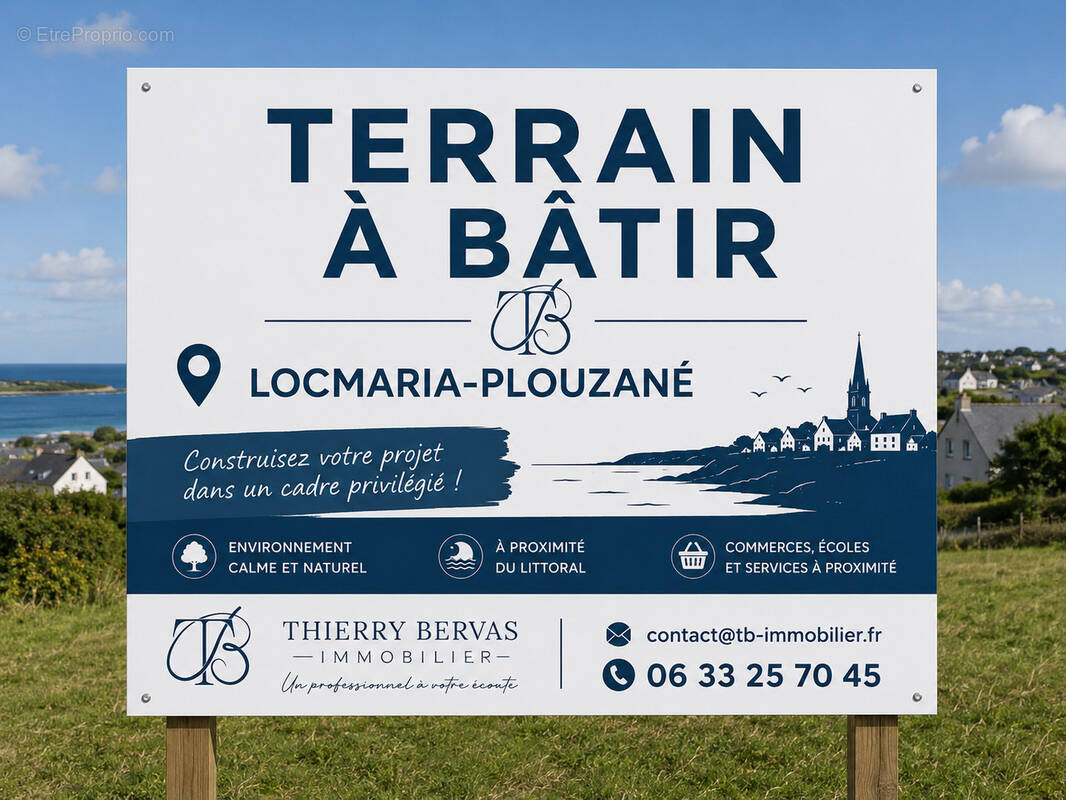 Terrain à LOCMARIA-PLOUZANE